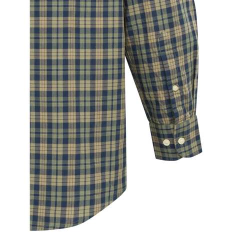 Chemise Beretta Bryggen en coton pour hommes, idéale pour la chasse et les activités de plein air, avec coupe droite et poche poitrine pour confort et style.