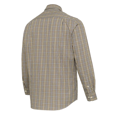 Chemise Beretta Bryggen en coton pour hommes, idéale pour la chasse et les activités de plein air, avec coupe droite et poche poitrine pour confort et style.
