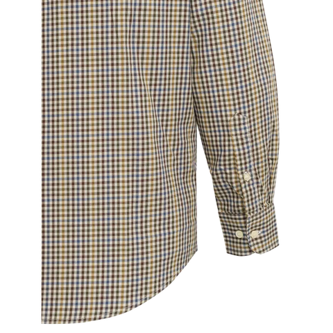 Chemise Beretta Bryggen en coton pour hommes, idéale pour la chasse et les activités de plein air, avec coupe droite et poche poitrine pour confort et style.