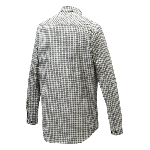 Chemise Beretta Ligthweight pour homme, légère et respirante, adaptée aux activités de plein air et à la chasse par temps chaud, avec inserts en filet pour une aération optimale et tissu en nylon, polyester et élasthanne pour un confort maximal.