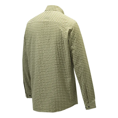 Chemise Beretta Ligthweight pour homme, légère et respirante, adaptée aux activités de plein air et à la chasse par temps chaud, avec inserts en filet pour une aération optimale et tissu en nylon, polyester et élasthanne pour un confort maximal.