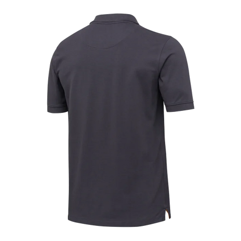 Polo Beretta Corporate EVO pour homme, confectionné en coton piqué et élasthanne, manches courtes, style élégant et confortable, parfait pour les activités en plein air ou au quotidien, avec logos Beretta distinctifs brodés et imprimés.