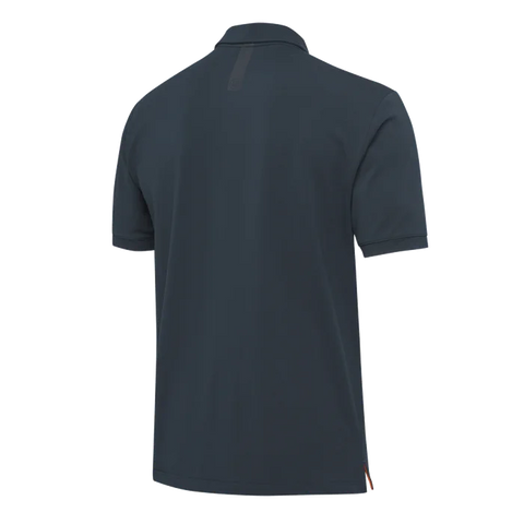 Men's Beretta Tech Corporate Polo in Polartec Delta fabric, offering eco-friendly, lightweight, and breathable performance for outdoor activities and daily use.