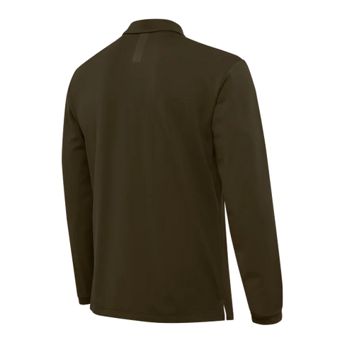 Men's Beretta Tech Corporate Polo in Polartec Delta fabric, offering eco-friendly, lightweight, and breathable performance for outdoor activities and daily use.