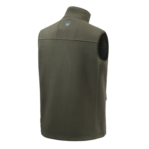 Gilet thermique homme Beretta B-Active EVO en tissu Polartec Thermal Pro, idéal pour la chasse et les activités outdoor. Gilet offrant une thermorégulation optimale et un séchage rapide avec glissière centrale YKK, poches sécurisées, inserts élastiques et cordon de serrage pour ajustement personnalisé. Parfait comme couche intermédiaire par temps froid.
