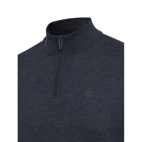 Pull-over pour homme en laine mérinos thermorégulant avec logo Beretta, idéal pour les activités en plein air et offrant un confort thermique optimal grâce à ses propriétés naturelles de contrôle des odeurs.