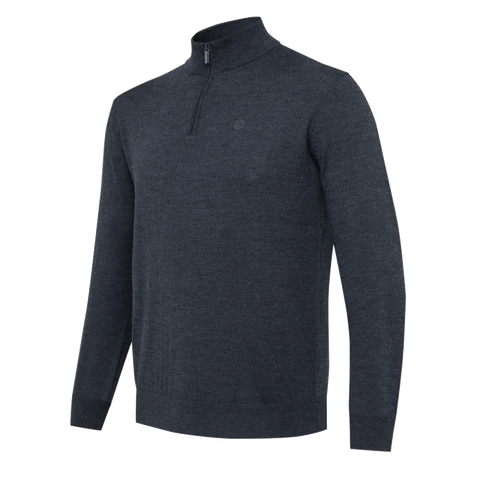 Pull-over pour homme en laine mérinos thermorégulant avec logo Beretta, idéal pour les activités en plein air et offrant un confort thermique optimal grâce à ses propriétés naturelles de contrôle des odeurs.