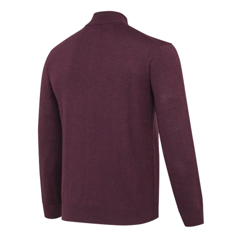 Pull-over pour homme en laine mérinos thermorégulant avec logo Beretta, idéal pour les activités en plein air et offrant un confort thermique optimal grâce à ses propriétés naturelles de contrôle des odeurs.