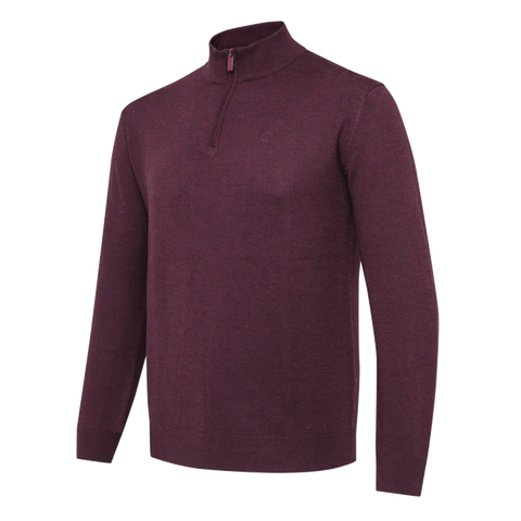 Pull-over pour homme en laine mérinos thermorégulant avec logo Beretta, idéal pour les activités en plein air et offrant un confort thermique optimal grâce à ses propriétés naturelles de contrôle des odeurs.