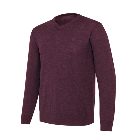 Pull-over pour homme en laine mérinos thermorégulant avec logo Beretta, idéal pour les activités en plein air et offrant un confort thermique optimal grâce à ses propriétés naturelles de contrôle des odeurs.