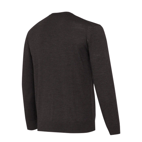 Pull-over pour homme en laine mérinos thermorégulant avec logo Beretta, idéal pour les activités en plein air et offrant un confort thermique optimal grâce à ses propriétés naturelles de contrôle des odeurs.