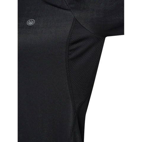 T-shirt Beretta Ciel Tech pour femme, technique, respirant, antibactérien, idéal pour sports en plein air, randonnée, chasse, en polypropylène et polyester, coupe droite avec empiècements en filet pour ventilation et confort optimal.