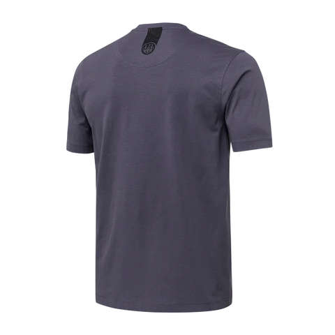 T-shirt Beretta Logo pour homme, fabriqué en coton 180 g/m², avec logo imprimé, coutures renforcées, disponible en plusieurs tailles, style classique et durable.