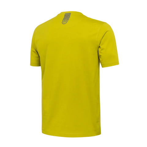 T-shirt Beretta Logo pour homme, fabriqué en coton 180 g/m², avec logo imprimé, coutures renforcées, disponible en plusieurs tailles, style classique et durable.