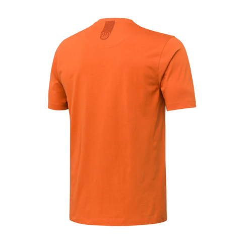 T-shirt Beretta Logo en coton de haute qualité pour homme, avec graphisme distinctif, idéal pour la chasse, les activités de plein air et les sports de tir.
