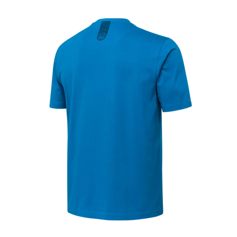 T-shirt Beretta Logo pour homme, fabriqué en coton 180 g/m², avec logo imprimé, coutures renforcées, disponible en plusieurs tailles, style classique et durable.