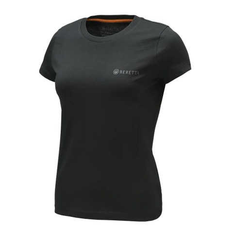 Lot de 3 t-shirts pour femme Beretta en coton 140 g/m², design coupe regular avec logo imprimé, parfait pour un style décontracté et confortable, idéal pour les activités de plein air ou la vie quotidienne.