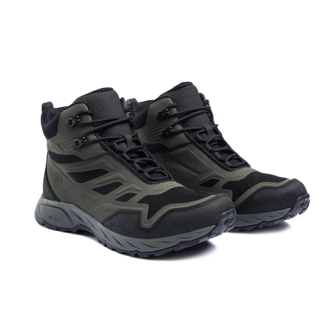 Chaussures Beretta Wolf GTX pour la chasse avec empeigne en Cordura, membrane GORE-TEX pour imperméabilité, semelle Vibram Omnify pour une traction supérieure, idéales pour terrains difficiles et activités dynamiques