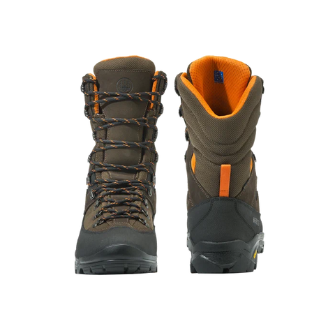 Chaussures Beretta Zambezi High GTX avec technologie GORE-TEX et Cordura, semelle Vibram pour une adhérence optimale sur terrains accidentés, idéales pour aventuriers et chasseurs