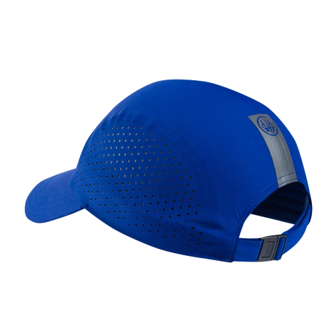 Casquette unisexe Beretta Team fabriquée en tissu technique respirant avec imprimé en couleur contrastante sur le devant, perforations pour ventilation accrue et bandeau intérieur anti-transpiration, réglage ajustable pour un confort personnalisé.