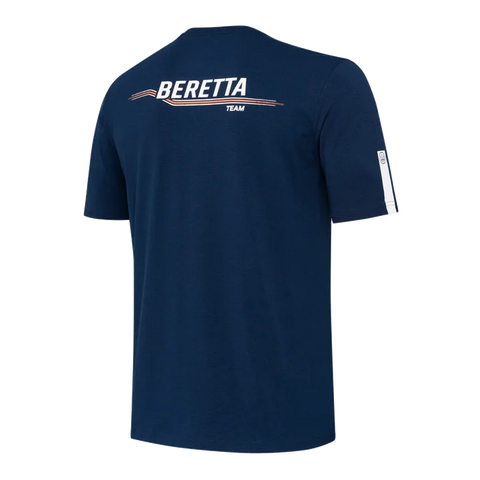 T-shirt Beretta Team pour homme en coton, parfait pour le tir et activités de plein air, avec un design confortable et distinctif.