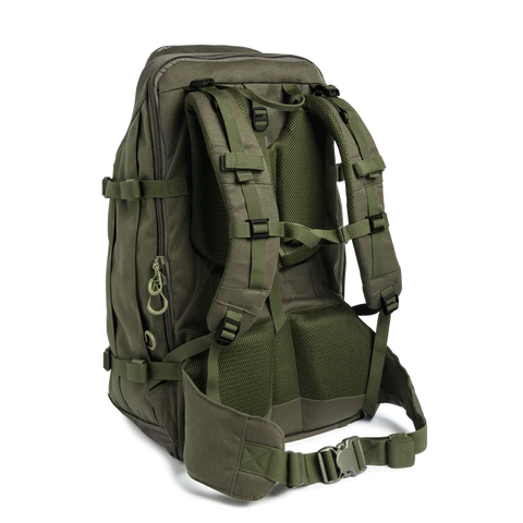 Sac à dos Beretta Ibex conçu pour chasseurs, capacité 50L+40L, 30L, 22L. Matière résistante et hydrofuge, multiples poches pour organisation, dos ergonomique et bretelles confortables. Idéal longues expéditions et protection équipements en plein air.