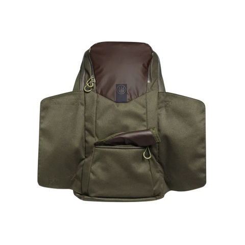 Sac à dos Beretta Ibex conçu pour chasseurs, capacité 50L+40L, 30L, 22L. Matière résistante et hydrofuge, multiples poches pour organisation, dos ergonomique et bretelles confortables. Idéal longues expéditions et protection équipements en plein air.