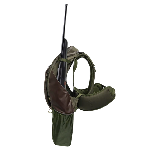 Sac à dos Beretta Ibex conçu pour chasseurs, capacité 50L+40L, 30L, 22L. Matière résistante et hydrofuge, multiples poches pour organisation, dos ergonomique et bretelles confortables. Idéal longues expéditions et protection équipements en plein air.