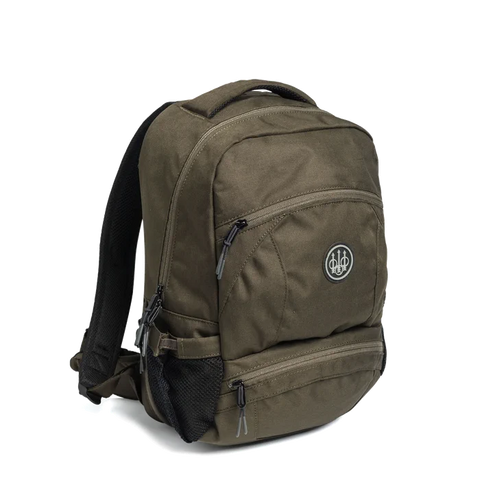 Sac à dos multifonctions Beretta de 20 litres, conçu pour des activités extérieures telles que chasse, randonnée et tir sportif. Fabriqué en matériau hydrofuge et résistant, avec bretelles rembourrées et dos respirant pour un confort optimal.