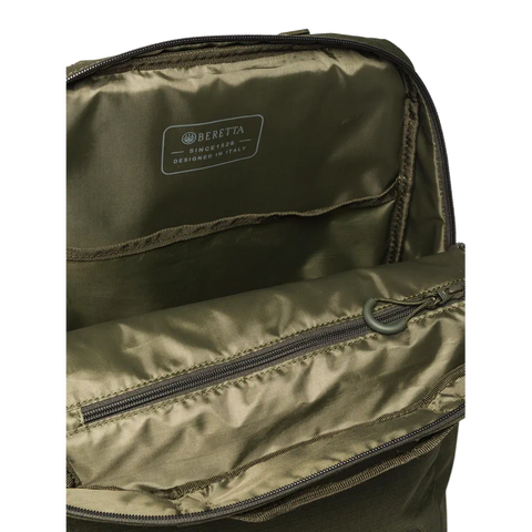 Sac à dos Beretta GameKeeper EVO 18L pour chasse en polyester résistant et imperméable avec glissière YKK et bretelles rembourrées, parfait pour aventure en plein air et rangement organisé