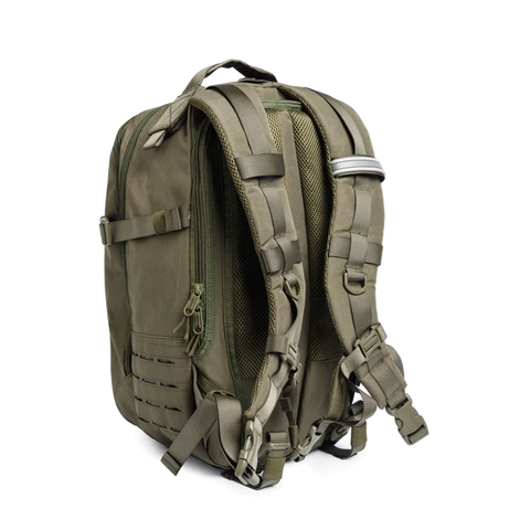 Sac à dos Beretta Tactical 29L polyvalent et hydrofuge, idéal pour les activités tactiques en extérieur et sur le terrain avec système M.O.L.L.E., bretelles matelassées confortables et compartiments spacieux pour une organisation optimale des équipements.