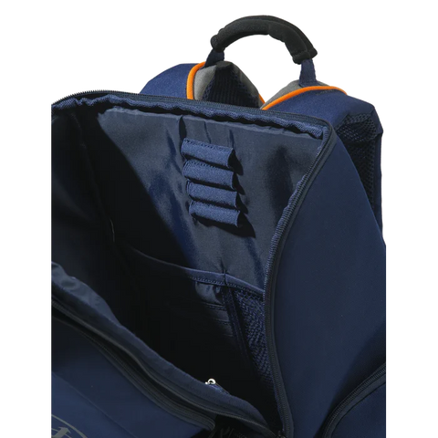Image of the Beretta Uniform Pro EVO backpack with 20L capacity, designed for shooting sports. Features include water-resistant material, padded shoulder straps, multiple versatile pockets including a preformed one for shooting glasses, ergonomic and compact design perfect for organizing shooting gear while providing durability and comfort.