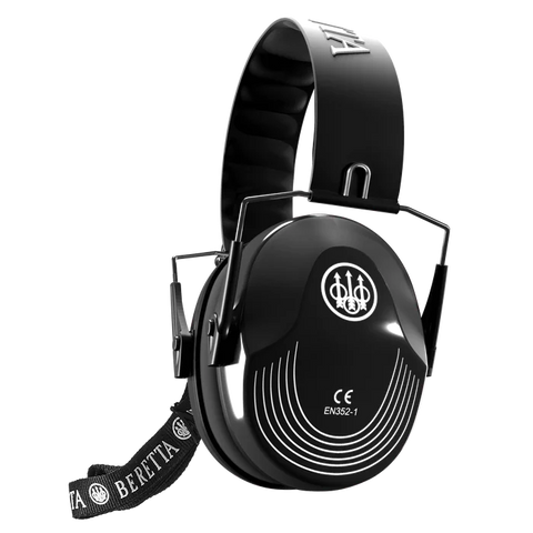 Casque antibruit Beretta Earmuffs protection auditive SNR 25 dB confortable et ergonomique pour sessions de tir produit durable en ABS