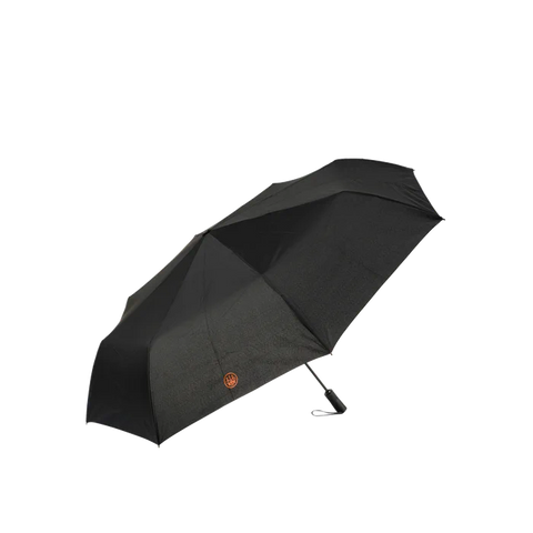 Parapluie Beretta Foldable avec système d'ouverture automatique, compact et pliant pour un transport facile. Idéal pour une protection rapide contre la pluie, avec une housse dotée d'une bandoulière ajustable pour un transport pratique.