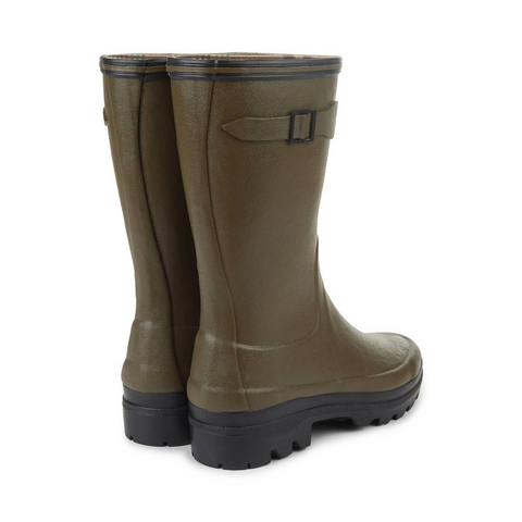 Bottillons femme Le Chameau Giverny, doublure en jersey confortable, imperméables, semelle antichoc en caoutchouc naturel, idéals pour la marche à la campagne et fabrication artisanale.