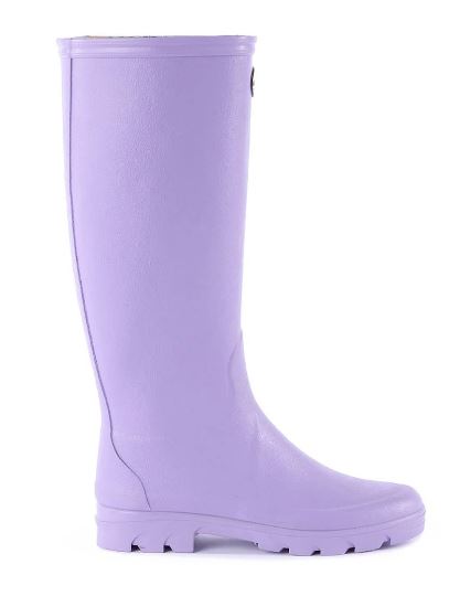 Bottes Le Chameau Iris - Doublées Jersey fabriquées à la main, légères et colorées, étanches et confortables avec doublure séchage rapide, parfaites pour le jardinage, la marche et les activités extérieures sous toutes conditions météorologiques, en caoutchouc durable Chamolux inspirées par la nature