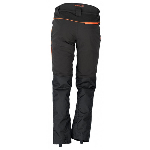 Pantalon souple en stretch avec Cordura Aramide et nylon, imperméable et respirant, idéal pour la randonnée et activités en plein air, avec poches zippées, couleur uniforme