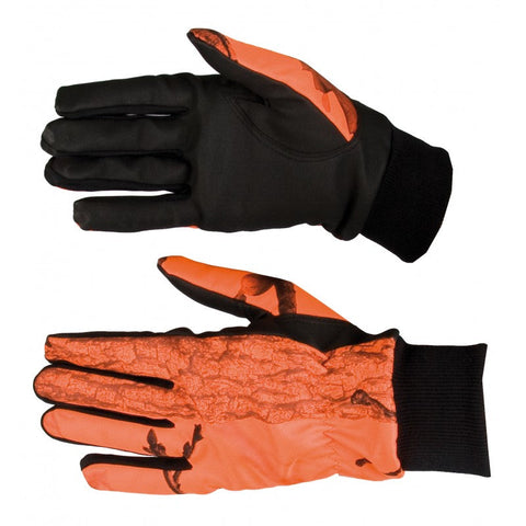 Gants softshell imperméables avec membrane SL-TX, polyvalents pour usage universel, disponibles avec motifs camo et multiples tailles pour une protection optimale en toute circonstance.