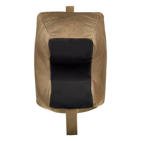 Sac comprimé Rock Solid pour tireurs et chasseurs, offrant un support stable avec tissu résistant à l'eau et aux rayures, idéal pour le stand de tir et la chasse sur terrains accidentés