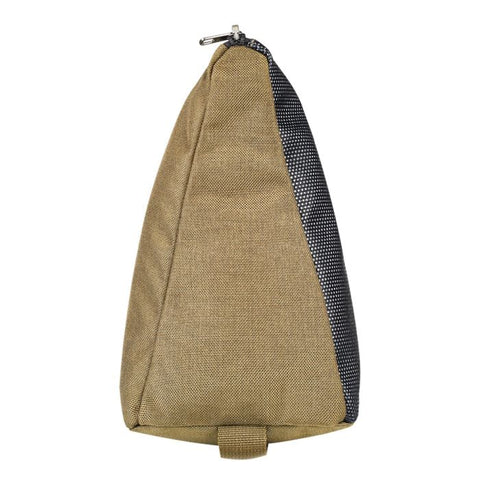 Sac comprimé Rock Solid pour tireurs et chasseurs, offrant un support stable avec tissu résistant à l'eau et aux rayures, idéal pour le stand de tir et la chasse sur terrains accidentés