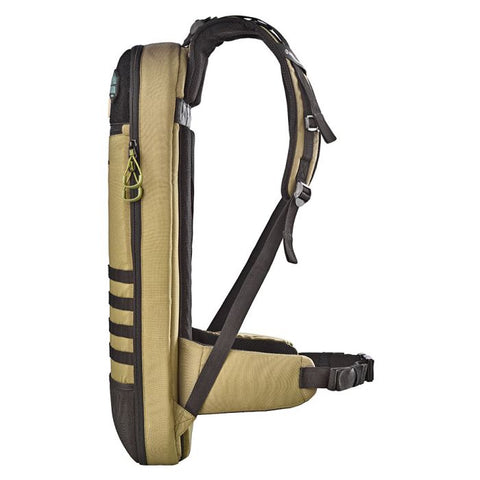 Sac à dos Bergara BA13 Premium Take Down avec système MOLLE et caractéristiques de ventilation, idéal pour la chasse et les activités en plein air, offrant un confort de port supérieur et une organisation optimale avec des poches multiples et sangles de fixation.