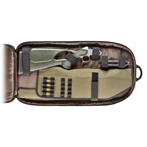 Sac à dos Bergara BA13 Premium Take Down avec système MOLLE et caractéristiques de ventilation, idéal pour la chasse et les activités en plein air, offrant un confort de port supérieur et une organisation optimale avec des poches multiples et sangles de fixation.