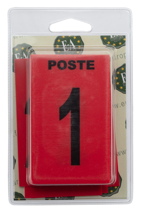 Lot de 27 plaques Europ-Arm Postes de Chasse - 10X8cm