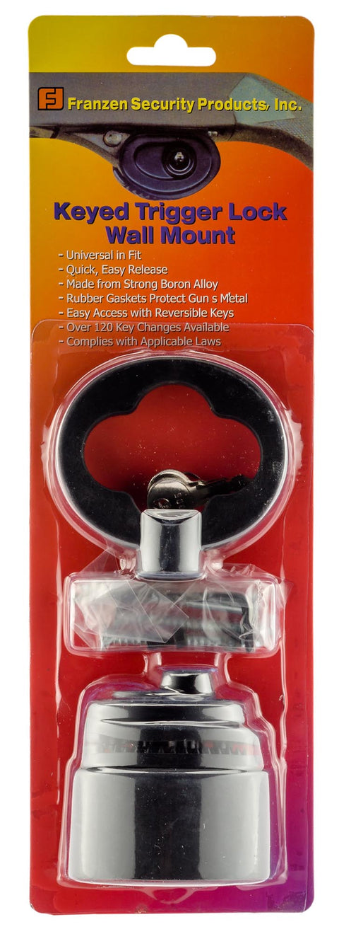 Support mural Europ-Arm pour arme avec verrou à clef intégré, offrant une sécurité renforcée, une compatibilité avec divers modèles d'armes et une allure élégante, idéal pour exposer et protéger votre équipement d'arme sur un mur.