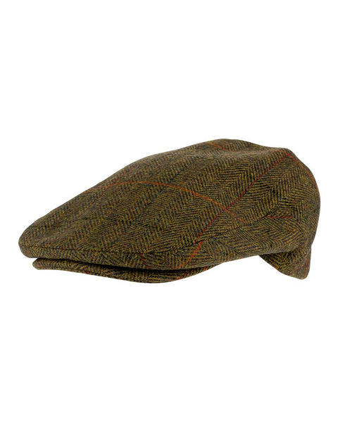 Casquette plate en tweed gris de qualité supérieure pour les activités de chasse et de plein air, fabriquée par Jack Pyke, offrant une protection solaire et un style intemporel. Idéale pour les chasseurs et randonneurs recherchant un accessoire élégant et fonctionnel.