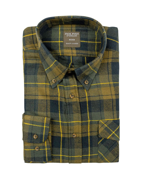 Chemise Jack Pyke Vert-Marron