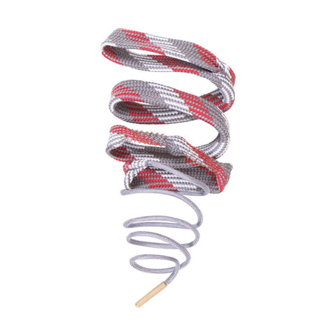 Image du Cordon de nettoyage Allen Bore-Nado pour Calibre 12, conçu pour un entretien rapide et efficace des fusils de chasse, avec brosse en bronze et tampon pré-lubrifié pour garantir des performances de tir optimales et prolonger la durée de vie des armes de calibre 12.