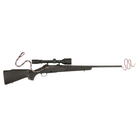 Image du Cordon de nettoyage Allen Bore-Nado pour Calibre 12, conçu pour un entretien rapide et efficace des fusils de chasse, avec brosse en bronze et tampon pré-lubrifié pour garantir des performances de tir optimales et prolonger la durée de vie des armes de calibre 12.