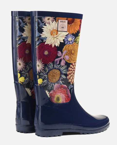 Bottes de Pluie Aigle Eliosa PT Version Imprimée Kew Multibloom