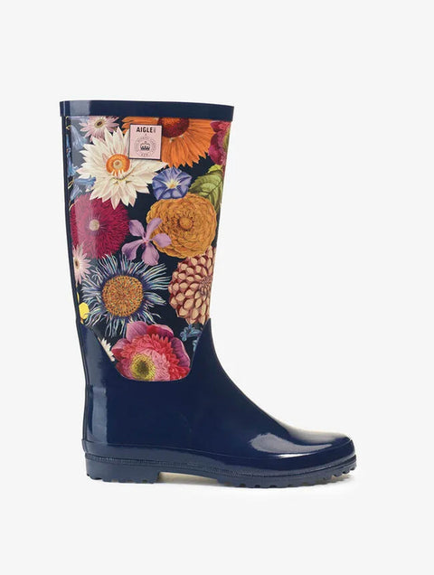 Bottes de Pluie Aigle Eliosa PT Version Imprimée Kew Multibloom